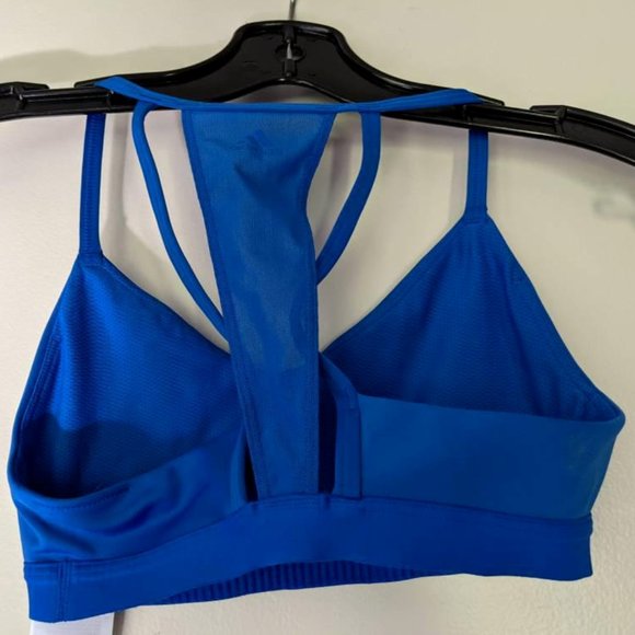 Adidas Sports Bra Top Exercise Blue (XS) - Picture 3 of 5